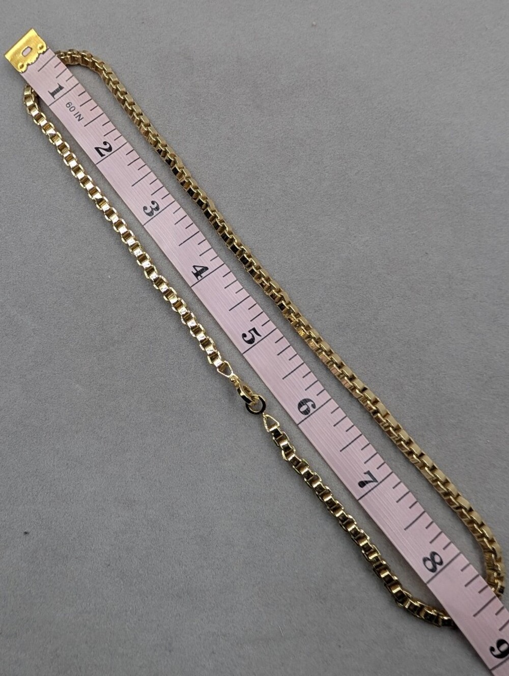 Gorjana Bodhi Box Chain Necklace 18K Gold Plated Vintage Inspired | M211 - Picture 6 of 6